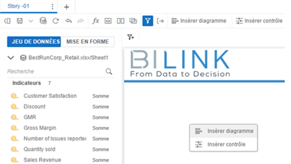 Lumira Discovery interface insertion diagram