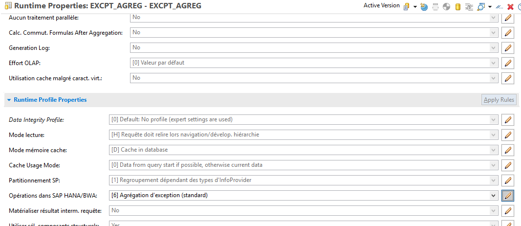 Query push down agrégation