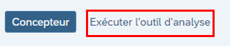 Exécuter l'outil d'analyser